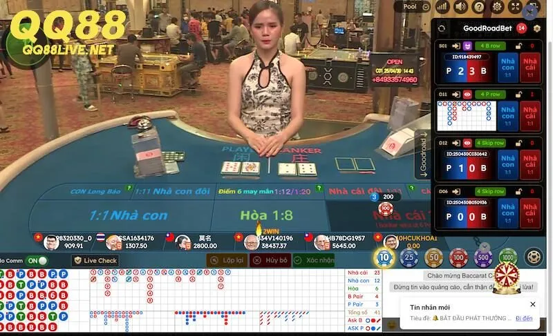 Quy tắc cơ bản khi chơi Baccarat QQ88