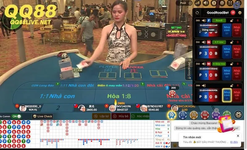 Bí quyết chơi Baccarat QQ88 thành công
