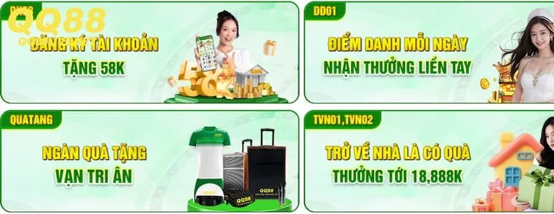 Hướng dẫn hội viên cách tham gia các chương trình khuyến mãi QQ88