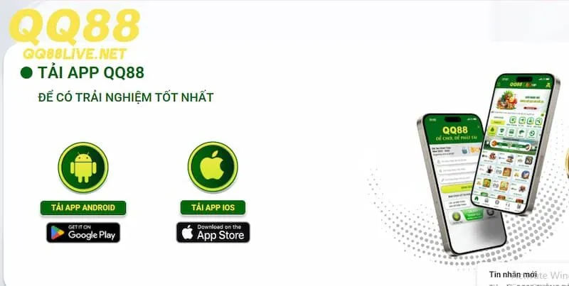 Những ưu điểm khi thực hiện tải app QQ88 về điện thoại